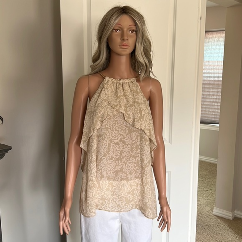 NWT Michael Kors Sleeveless Blouse‎ SZ 10